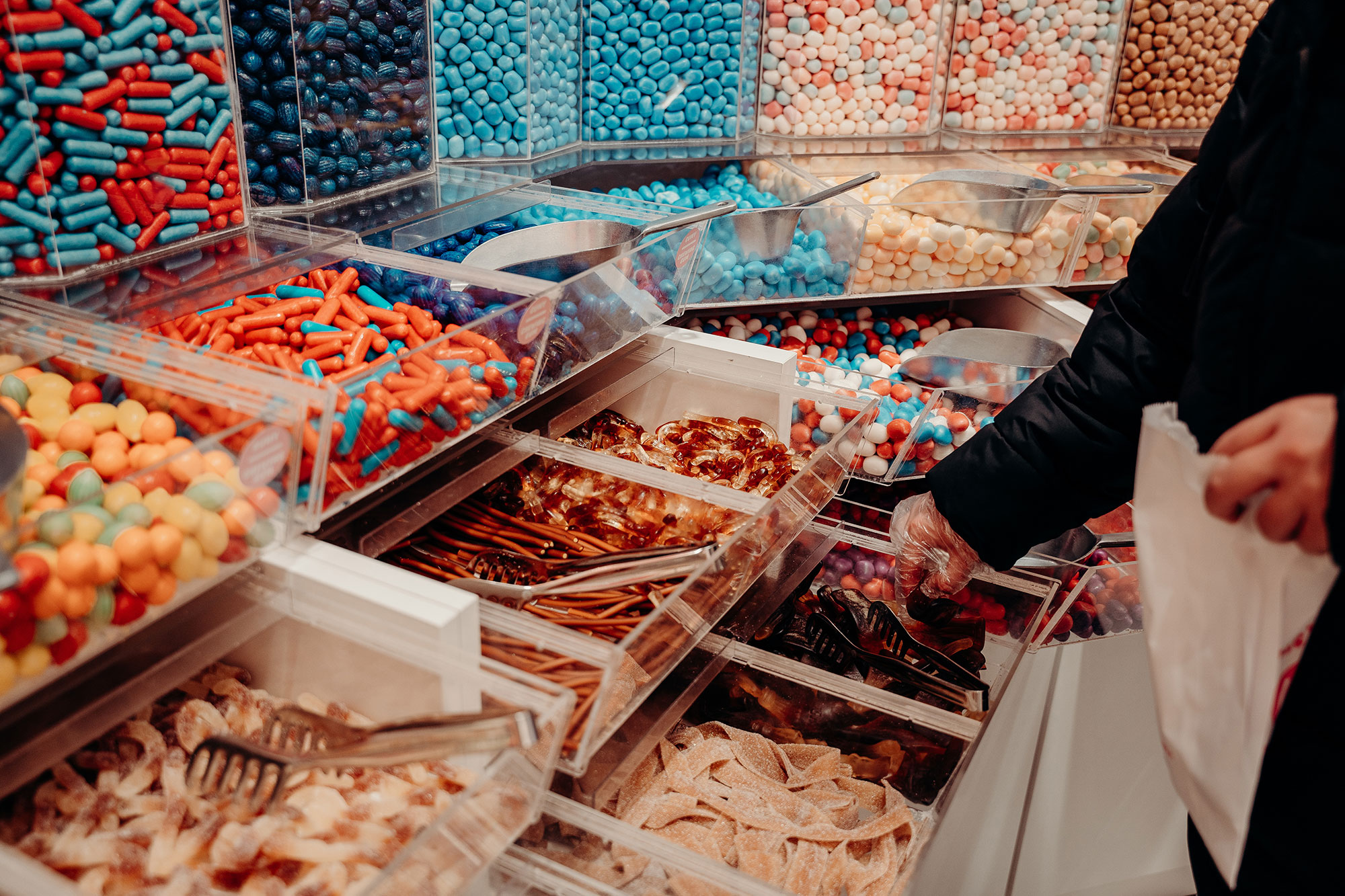 A store filled with candy.